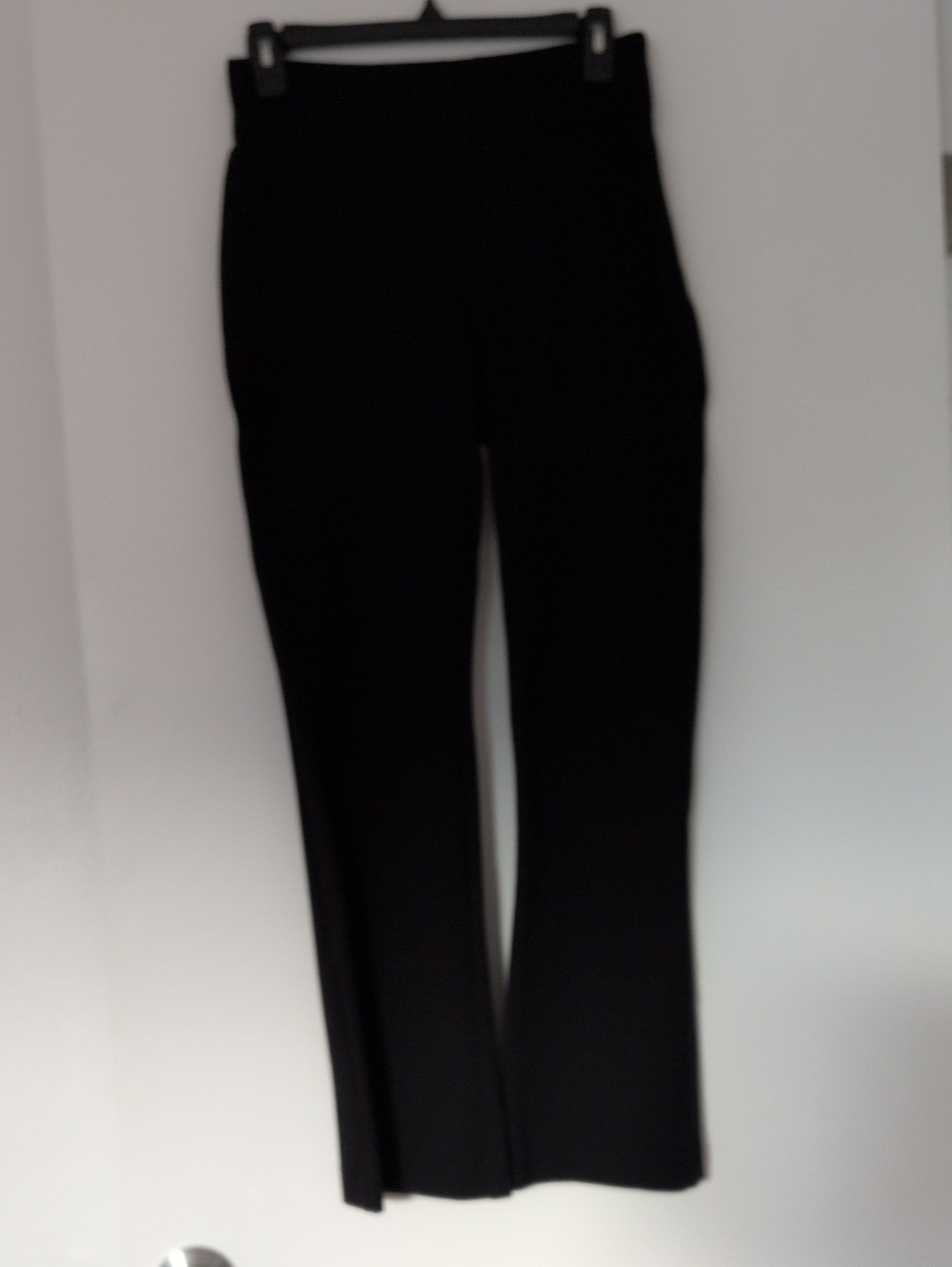 Black Women's Stretch Wide-Leg Pants,like small size